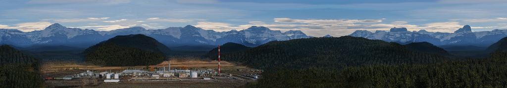RBC-114 Mountain Vista With Gasplant NINE