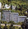 785-1261  -  Retaining Wall Rnd Stn 3/ - HO Scale
