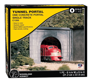 785-1266  -  Tunnel Portal Concrete - O Scale