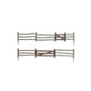 785-3001  -  Log Fence w/Gates 192' - O Scale