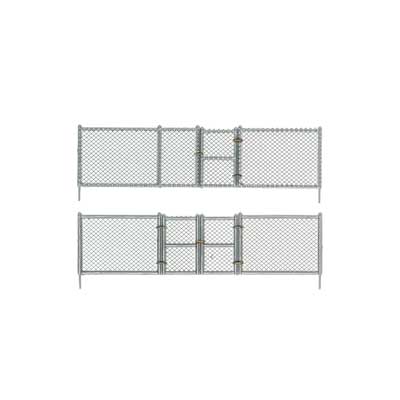 785-3003  -  Chain Link Fence w/Gts - O Scale