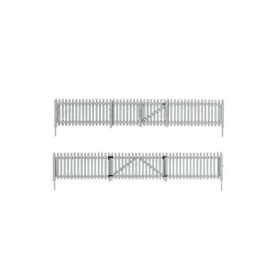 785-3004  -  Picket Fence w/Gates - O Scale