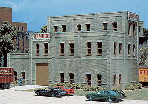 243-36200  -  Industrila Bldg Rect Wndw - HO Scale