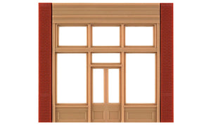 243-30161  -  Storefront door 20th cent - HO Scale
