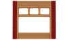 243-30162  -  Storefront wndw 20th cent - HO Scale