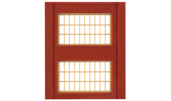 243-30174  -  2-Story Stl Sash Wndw 4/ - HO Scale