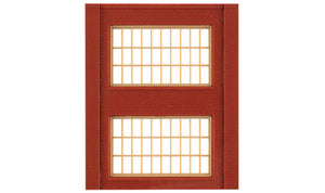 243-30174  -  2-Story Stl Sash Wndw 4/ - HO Scale