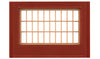 243-30175  -  1-Story Stl Sash Wndw 4/ - HO Scale