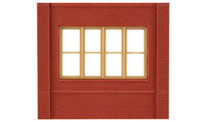 243-30143  -  Victorian Ground Wndw 4/ - HO Scale