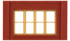 243-30147  -  Victorian 1-Story Wndw 4/ - HO Scale