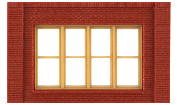 243-30147  -  Victorian 1-Story Wndw 4/ - HO Scale