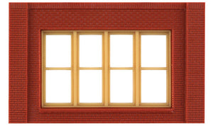 243-30147  -  Victorian 1-Story Wndw 4/ - HO Scale