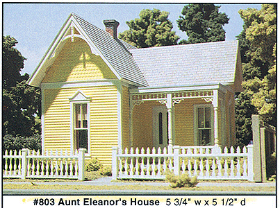 243-80300  -  Aunt Eleanor's House - O Scale