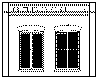 243-90106  -  Dbl-Hung Rctnglr Wndw 2/ - O Scale