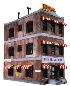 433-1339  -  Belvedere Downtown Hotel - HO Scale