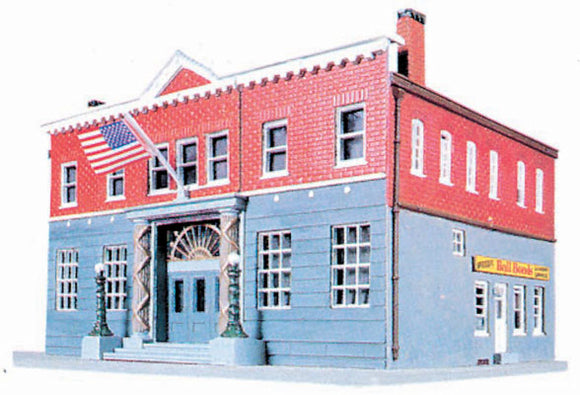 433-1382  -  Woodlawn Police Station - HO Scale