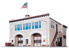 433-1390  -  Hampden Fire Engine House - HO Scale