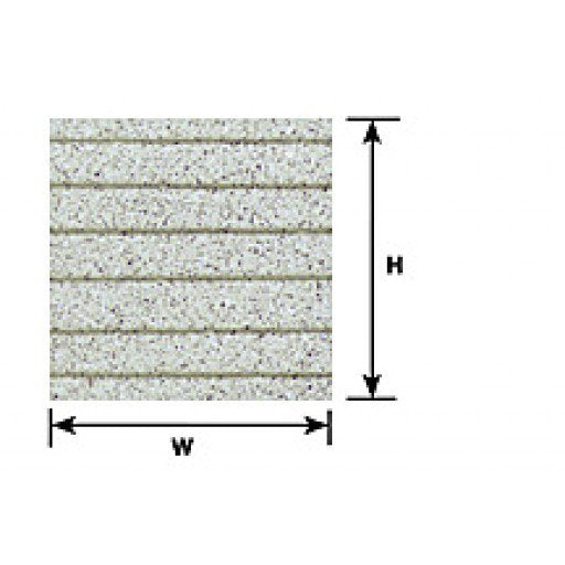570-91642  -  Sht Sp Shngl Gy .475 24x7 - G Scale