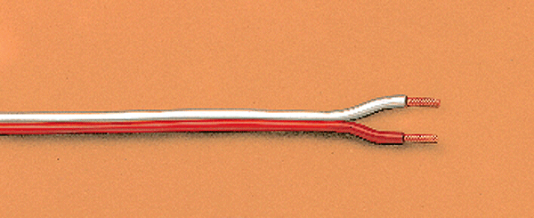 426-50130  -  2-Conductor Wire Org/Wht - G Scale