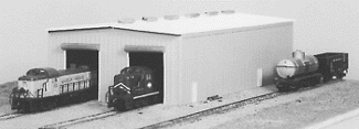 255-60001  -  Modern engine house - N Scale