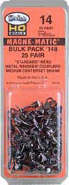 380-14825  -  #148-25 pairs Whskr Cplr  - HO Scale