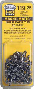 380-11925  -  Metal "SE" Shelf Cplr 25/ - HO Scale