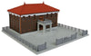 381-23459B  -  City Hall Building brown - N Scale