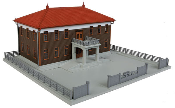 381-23459B  -  City Hall Building brown - N Scale