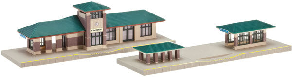 381-31650  -  NA Suburban Station Kit - N Scale