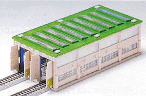 381-23300  -  Long engine house kit - N Scale