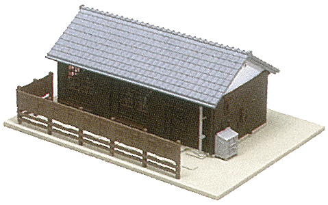 381-23235  -  Rural Sec House assmb 2/ - N Scale