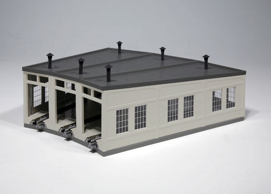 381-23240  -  Roundhouse 3-Stall Kit - N Scale