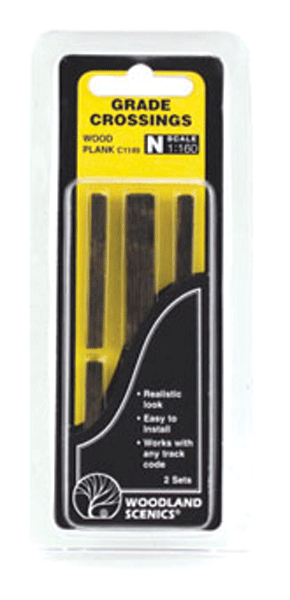 785-1149  -  Grade X-Ing Wd Plnk N 2/ - N Scale
