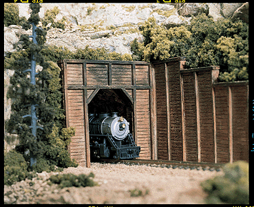 785-1154  -  Portal single timber   2/ - N Scale