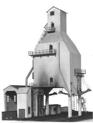293-7010  -  400T Concrete Coaling Twr - HO Scale
