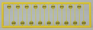 293-2613  -  Stop Sign Early yellow 18 - N Scale