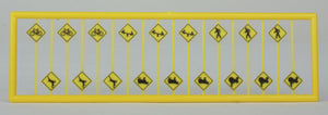 293-2615  -  Warning Picture Sign 18/ - N Scale
