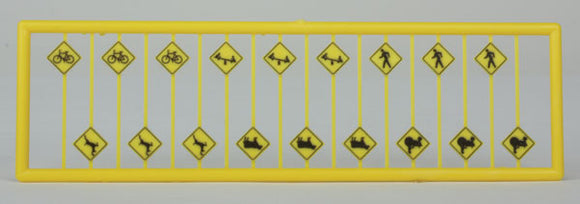 293-2615  -  Warning Picture Sign 18/ - N Scale