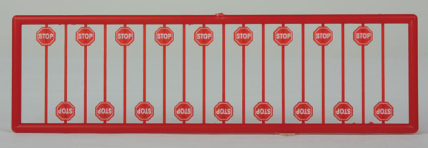 293-2612  -  Stop Sign Modern red 18/ - N Scale