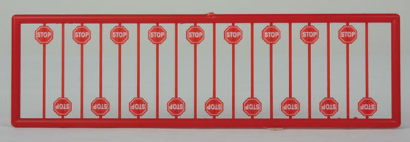293-2612  -  Stop Sign Modern red 18/ - N Scale