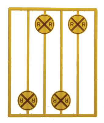 293-2061  -  Crossing Warning Sign 8/ - O Scale