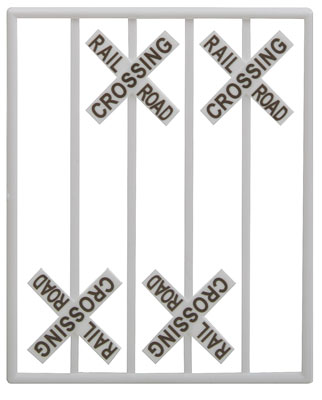 293-2063  -  Crossing Sign 90-Deg 8/ - O Scale