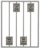 293-2064  -  Low Speed Limit Signs 8/ - O Scale