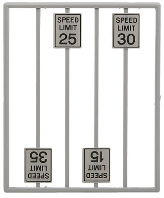 293-2064  -  Low Speed Limit Signs 8/ - O Scale