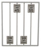 293-2065  -  High Speed Limit Signs 8/ - O Scale