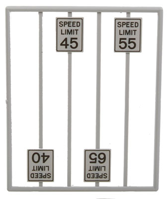 293-2065  -  High Speed Limit Signs 8/ - O Scale