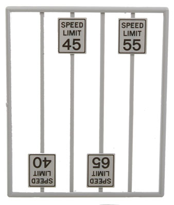 293-2065  -  High Speed Limit Signs 8/ - O Scale