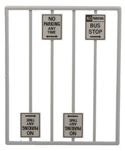 293-2066  -  No Parking Signs 8/ - O Scale