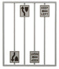 293-2067  -  Keep Left & Right Signs 8 - O Scale