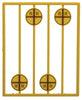 293-2062  -  Erly Crssing Wrn Sign 8/ - O Scale